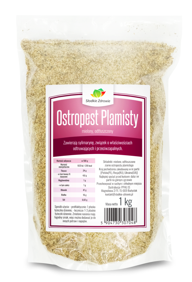 Ostropest plamisty - mielony sylimaryna - 1kg